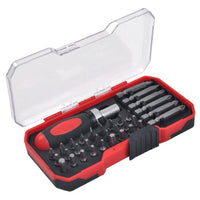 Ratcheting Screwdriver & Bit Set, 34-Pc.