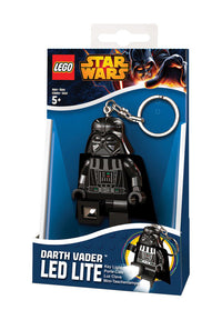 Lego Star Wars Darth Vader 2 in. D Plastic Black Loop Keychain w/LED Light