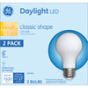 GE A21 E26 (Medium) LED Bulb Daylight 100 Watt Equivalence 2 pk