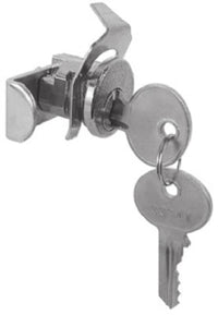 Mailbox Replacement Lock For Jensen General With 2 Keys, Nickel Finish