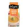 Imagine Foods Chicken Broth - Low Sodium - Case of 12 - 32 Fl oz.