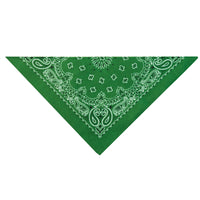 TOP PERFORMANCE Dark Green Paisley Bandana