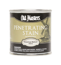 Old Masters Semi-Transparent American Walnut Oil-Based Penetrating Stain 0.5 pt