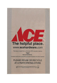 Ace T-Shirt Bag 10 In. H X 2 In. W Plastic