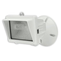 Designers Edge Switch Hardwired Halogen White Floodlight