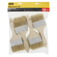 GAM 3 in. Flat Chip Brush Set