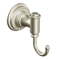 BRUSHED NICKEL SINGLE ROBE HOOK