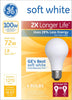 GE 72 W A19 Decorative Halogen Bulb 1,270 lm Soft White (Pack of 12)