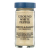 Morton and Bassett Seasoning - Pepper - Ground - White - 2.3 oz - Case of 3