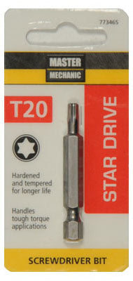 Torx 20 Screwdriver Bit, 2-In.