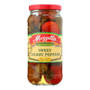 Mezzetta Sweet Cherry Peppers - Case of 6 - 16 oz.