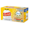 Glad  OdorShield  13 gal. Tall Kitchen Bags  Drawstring  40 pk (Pack of 6)