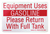 Gasoline Decal Pk25