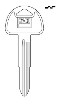 Hy-Ko Traditional Key Automotive Key Blank Double sided For Suzuki (Pack of 10)