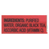 Tea's Organic Black Tea - Unsweetened - Case of 12 - 16.9 Fl oz.