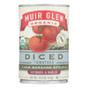 Muir Glen Diced Tomatoes Basil and Garlic - Tomato - Case of 12 - 14.5 oz.