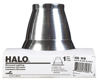 Halo White 4 in. W Recessed Light Trim