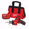 Milwaukee M12 12 V 3000 SPM Cordless Brushed Reciprocating Saw Kit