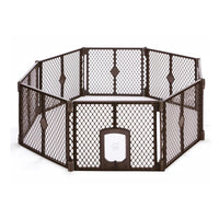 North States 26 in. H X 35.25 in. W Plastic Pet Gate