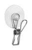 iDesign 2.75 in. H X 1.5 in. W X 1.75 in. L Polished Silver Suction Cup Hooks