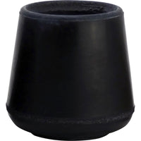 Shepherd Rubber Leg Tip Black Round 7/8 in. W 40 pk (Pack of 40)