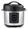 Crock Pot Black Stainless Steel 1000W Programmable Multi-Cooker 6 qt. Capacity