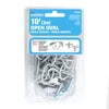 KingChain Mibro #10 Polycoated White Steel Decorative Chain 120 in.