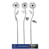 Alpine Silver Iron 48 in.   H Assorted Flower Outdoor Garden Stake (Pack of 9)