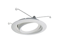 Halo White 6 in. W Recessed Baffle and Trim