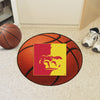 Pittsburg State University Basketball Rug - 27in. Diameter