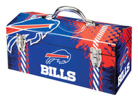 Windco  16.25 in. Steel  Buffalo Bills  Art Deco Tool Box  7.1 in. W x 7.75 in. H