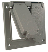 Raco 5145-0 Gray Two Gang GFCI Cover Box Mount