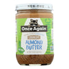 Once Again - Almond Butter Organic Crunchy - Case of 6-16 OZ