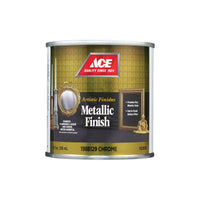 Ace Artistic Finishes Metallic Chrome Solvent-based Paint Interior 660 g/L 1/2 pt (Pack of 6)