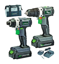 Genesis 20 V Cordless 2 Tool Compact Drill and Impact Driver Kit