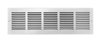 Tru Aire 6 in. H X 24 in. W 1-Way Powder Coat White Steel Return Air Grille