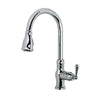 Ultra Faucets Prime One Handle Chrome Pull-Down Kitchen Faucet