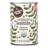 Natural Value Beans - Organic - Lentils - Case of 12 - 15 oz