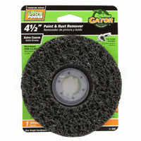 Gator Silicon Carbide 60 Grit Coarse Center Mount Paint & Rust Remover Disc 4.5 in.