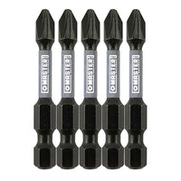 Impact Power Bit, Phillips #2, 2-In., 5-Pk.