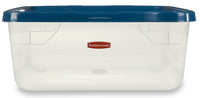 Rubbermaid FG3Q2400CLCBL 15 Quart Clever Store Non Latching Storage Bin (Pack of 8)