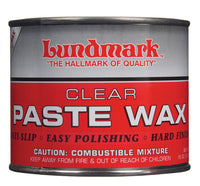 Lundmark Clear Paste Wax Hand Rubbed Old World Floor Wax Paste 16 oz.