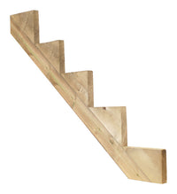 Rona  1 in. W x 11 in. L Unfinished  Laminated Wood  5 Step Stringer