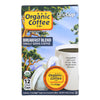 Organic Coffee Company OneCups - Breakfast Blend - Case of 6 - 4.65 oz.