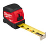 Milwaukee  16 ft. L x 1-1/8 in. W Compact Wide Blade  Tape Measure  Black/Red  1 pk