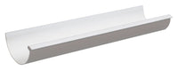 Plastmo Classic 4 in. W x 10 ft. L White Vinyl Half Round Gutter (Pack of 10)