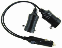 12-Volt Twin Socket Splitter (Pack of 2)