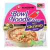 Nong Shim Spicy Shrimp Bowl - Noodle Soup - Case of 12 - 3.03 oz.