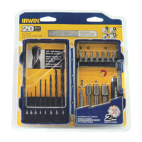 Irwin 2 in. Steel Drill and Driver Bit Set 20 pc