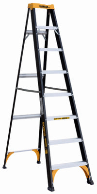 Step Ladder, Type II, Fiberglass, 8-Ft.